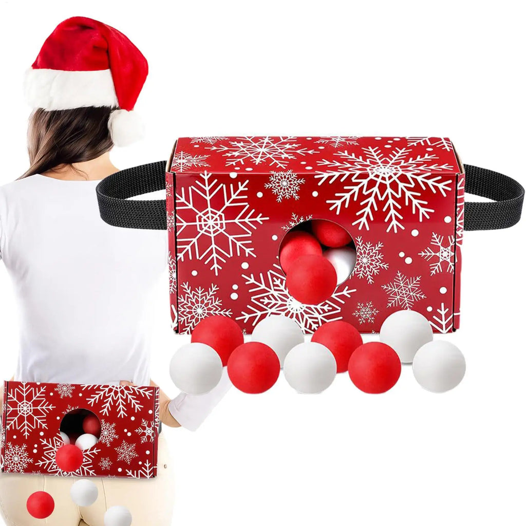 Shaking Balls Game Christmas Toys with Balls Multiplayer Party Swing Game Set for Kids Adults Boys Girls Thanksgiving Holiday Qme