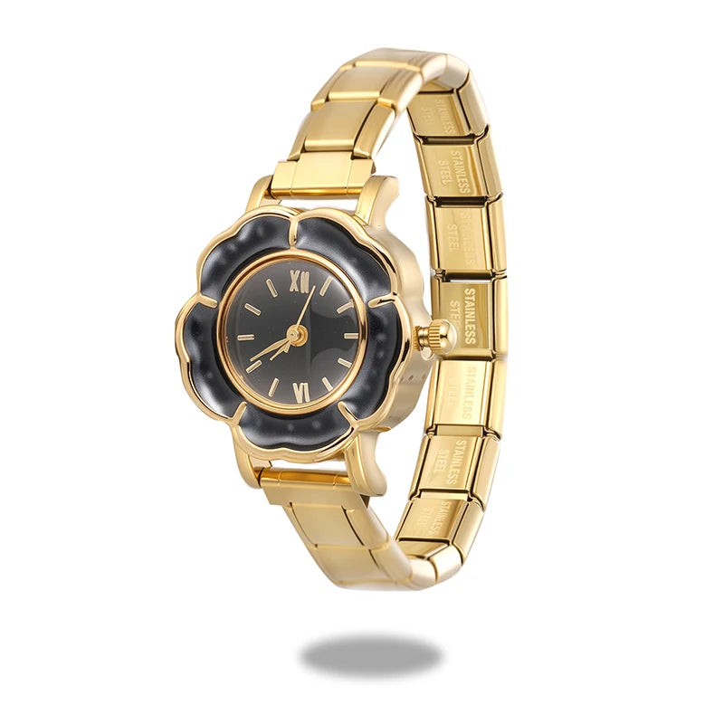 Y2K Wholesale Colorful Flowers Stainless Steel Watch Bracelets