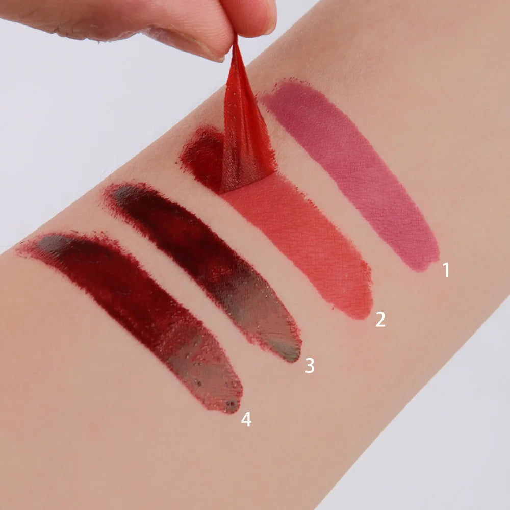 Tear Off Lip Gloss Waterproof Sweat Resistant Long-lasting Qme
