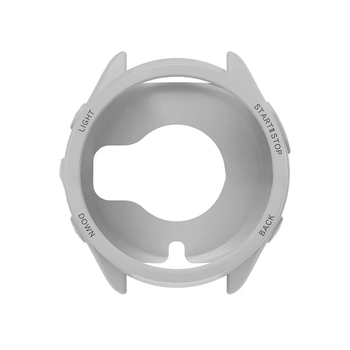 Silicone Case for Garmin Forerunner 965 Anti-scratch Protection Cover for Garmin 965 Soft Protector Bumper Shell Accessories Qme Grey for Forerunner 965