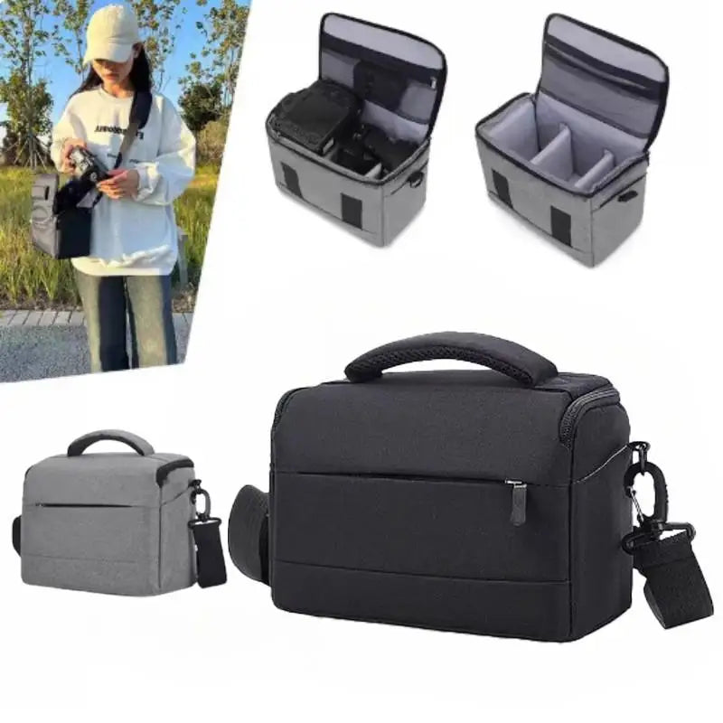Lightweight Camera Bag Water Resistant Shockproof Padded Interior Qme