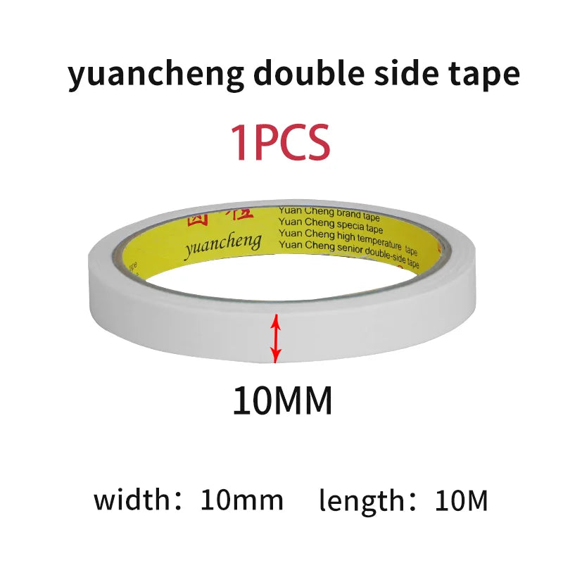 10M Ultra-thin Double-Sided Tape Super Strong Hand-Tearable High-Adhesive Tape 5-40mm Width for Household And Office Use Qme 1PCS 10M 30mm