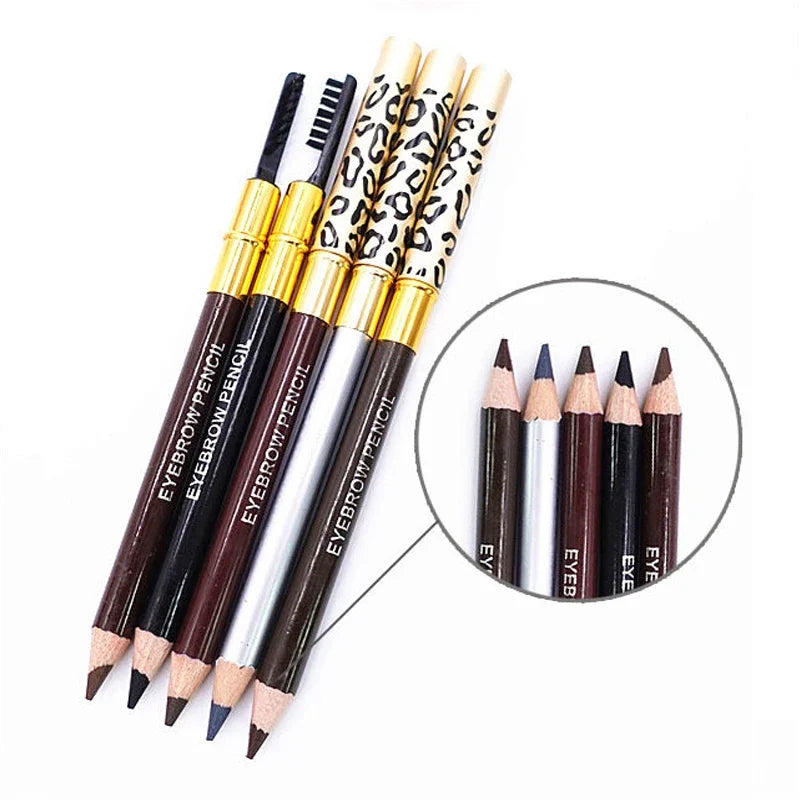 Eyebrow Pencil Cosmetics Makeup Tint Natural Long Lasting Paint Tattoo Eye Brow Waterproof Black Brown Eye Shadows Beauty Tool Qme
