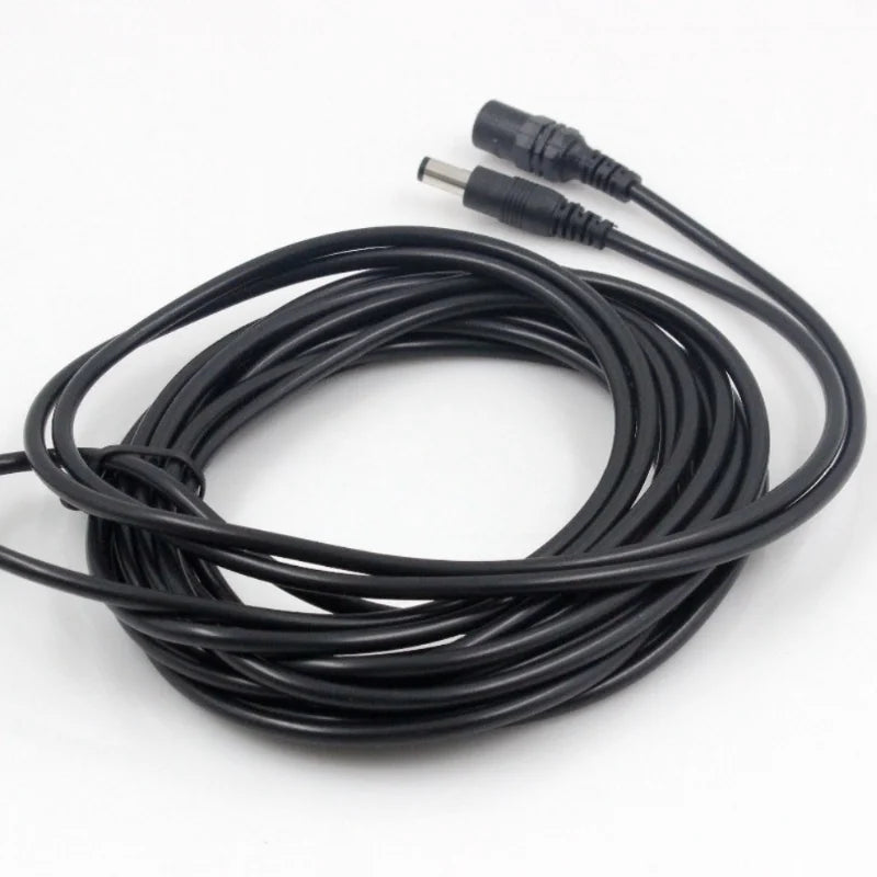 10pcs DC male and female extension cable DC5.5 * 2.1mm DC power extension cable monitoring power extension cable Qme