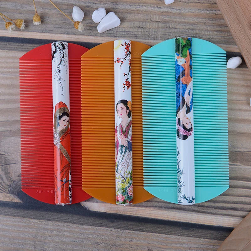 Styling Tool Dual-sided Lice Dandruff Comb Fine-toothed Encryption Qme