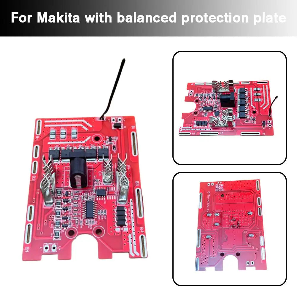 For Makita with Balanced Protection Plate 21V High-Power Alloy Battery Pack with Balanced Protection Board Temperature Control Qme