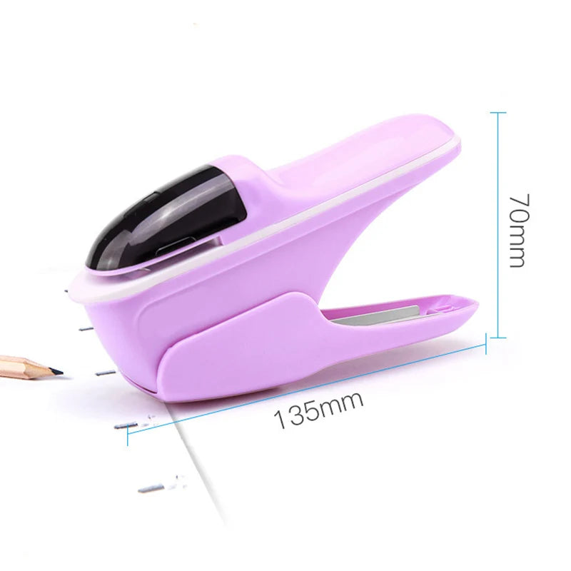 Desktop Stapleless Stapler For Fixing Up To 8 Sheets For Home School Office Desktop Stapler Ticket Paper And Document Binding Qme