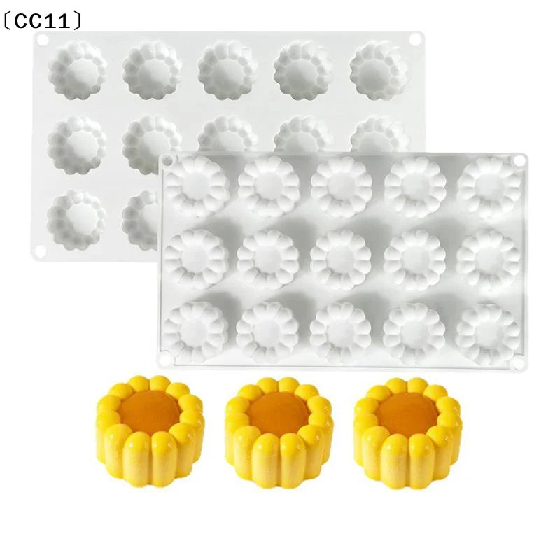 Round Silicone Cake Mold Cylinder Shape Flexible Reusable Baking Tray Qme
