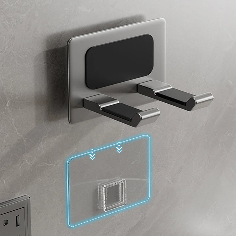 Punch Bathroom Dryer Storage Organizer Aluminum Hair Holder Wall Qme