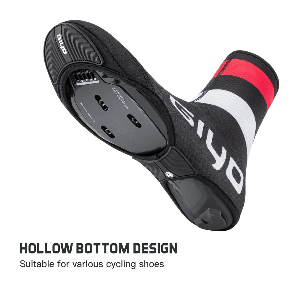 Cycling Shoe Covers Winter Warm Bike Shoes Covers with Windproof Shell & Polar Fleece Lining MTB Road Bicycle Overshoes Qme