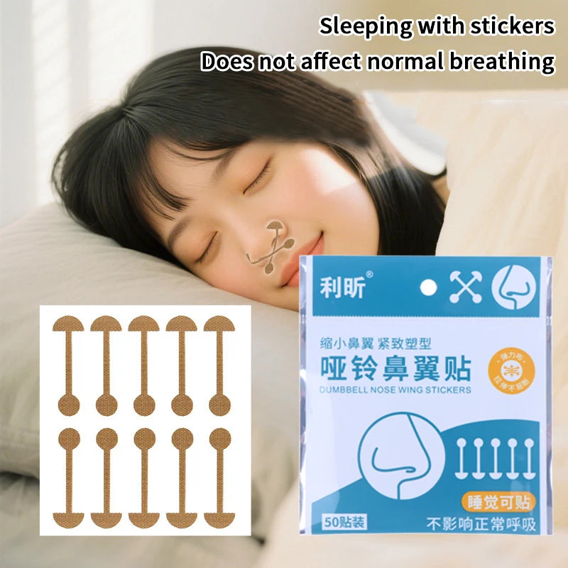Nose Wing Reduction Stickers Invisible Nasal Strips Non-surgical Qme