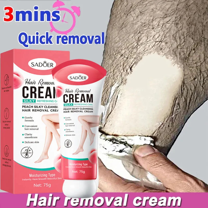 Hair Removal Cream Permanent Epilator Cream Intimate Areas Health Painless Hair Remover Growth Inhibitor for Woman Men Body Care Qme