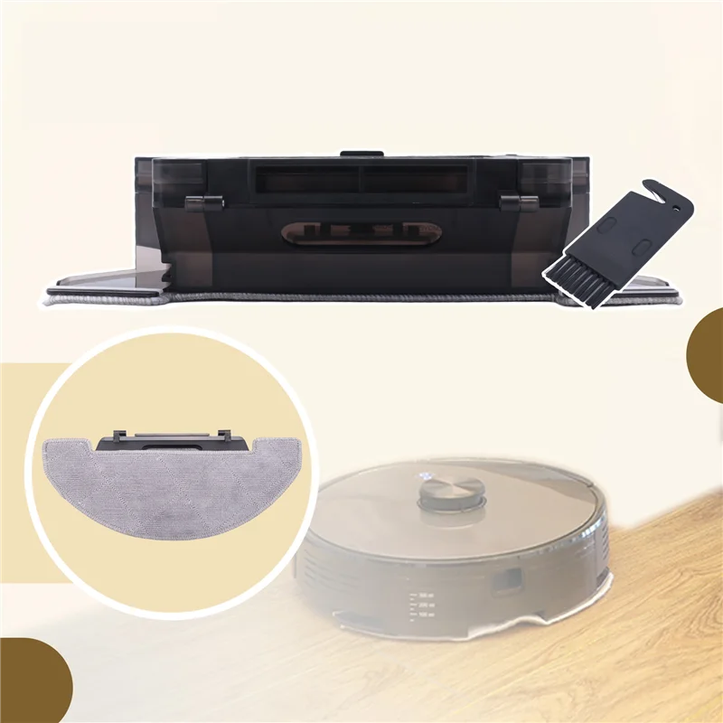 A02F-2 In 1 Vacuum Dust Box For Proscenic M7 Max Conga 999 Vital Vacuum Cleaner Accessory Water Tank Dust Box Set With Cloth Qme