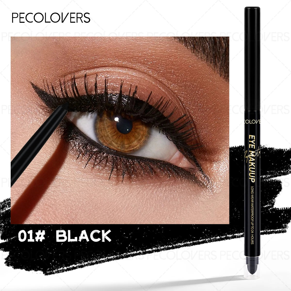 Double Head Eyeliner Gel Pen Multi Selection Rendering Not Easy Qme 01
