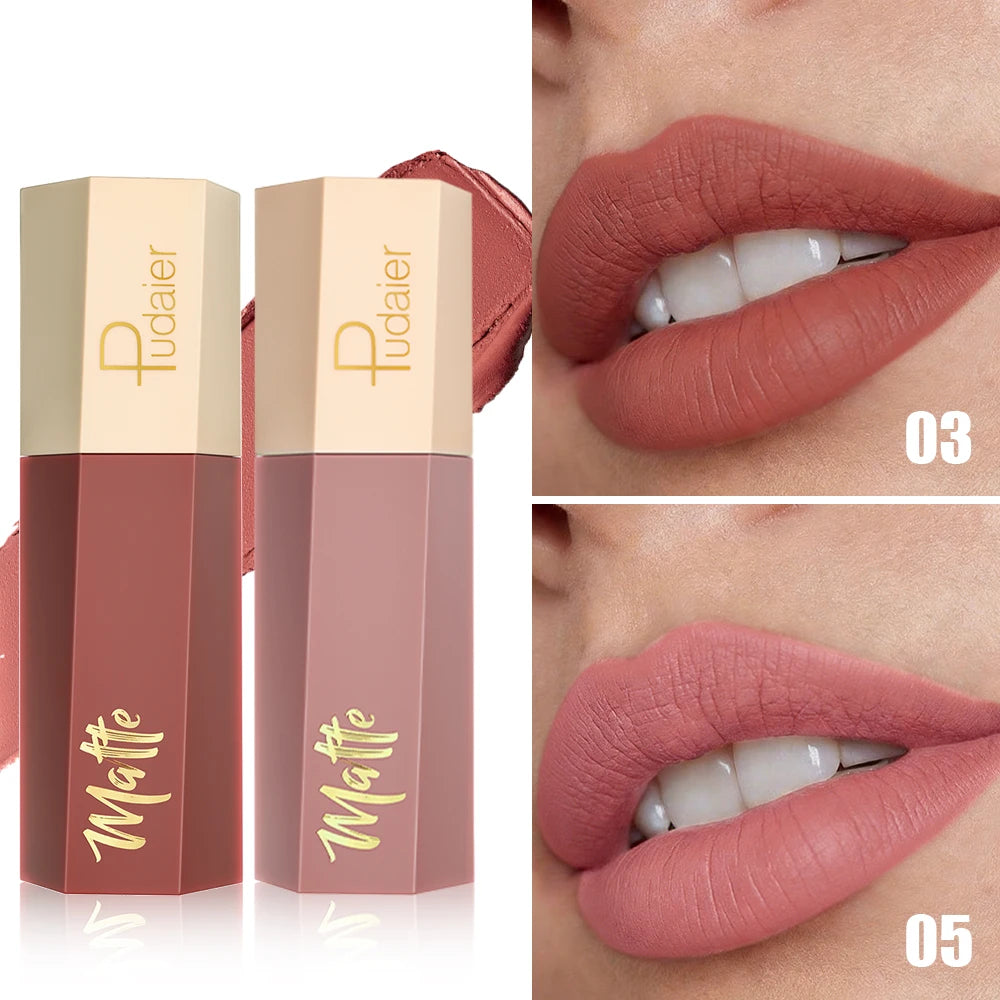 Matte Liquid Lipstick Long-lasting Waterproof Highly Pigmented Qme 03 05 4g Full Size
