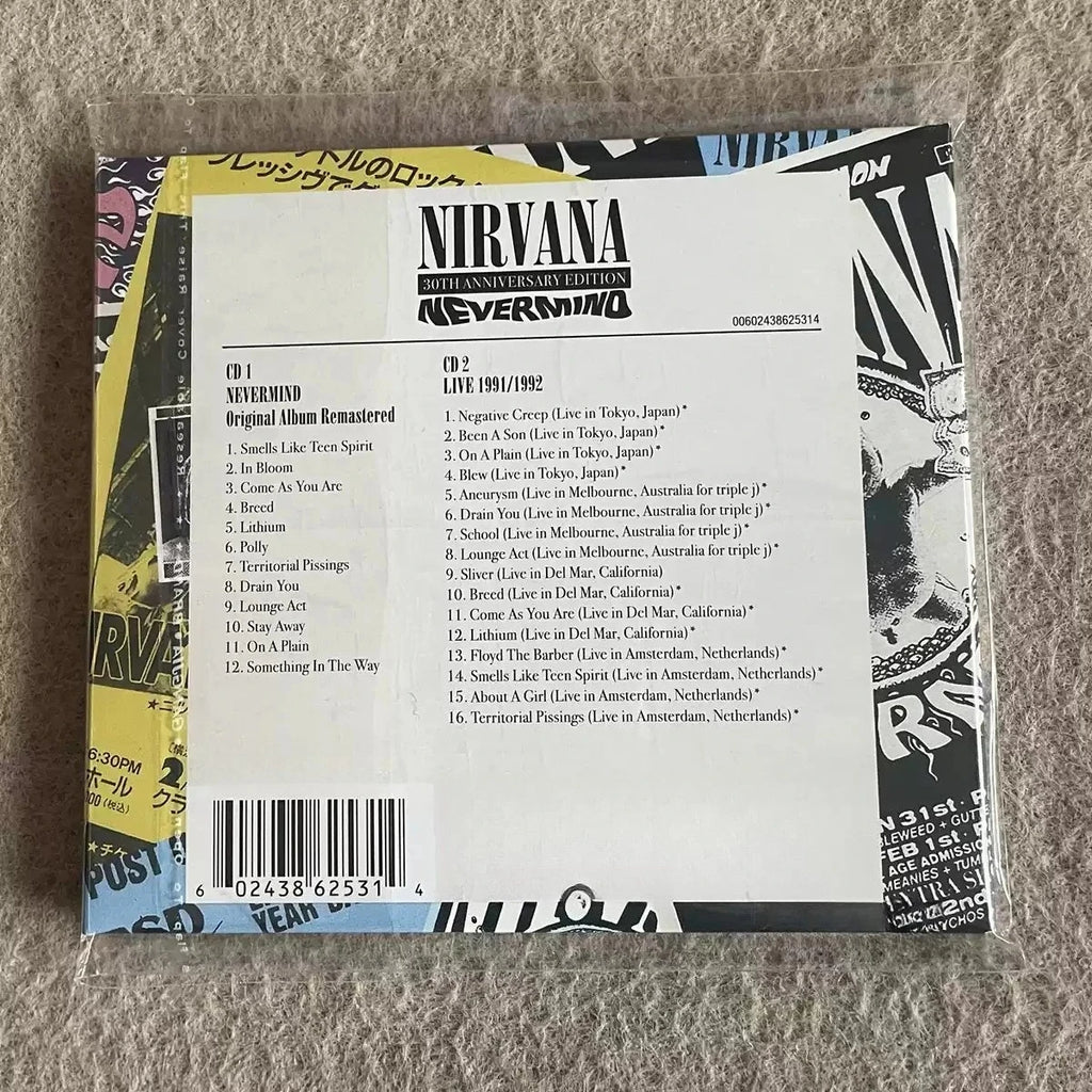 Vintage Grunge Rock Band 30th Anniversary Deluxe 2-CD Album, "Underwater Baby" , Remastered Classic + Live Tracks for Rock Fans Qme