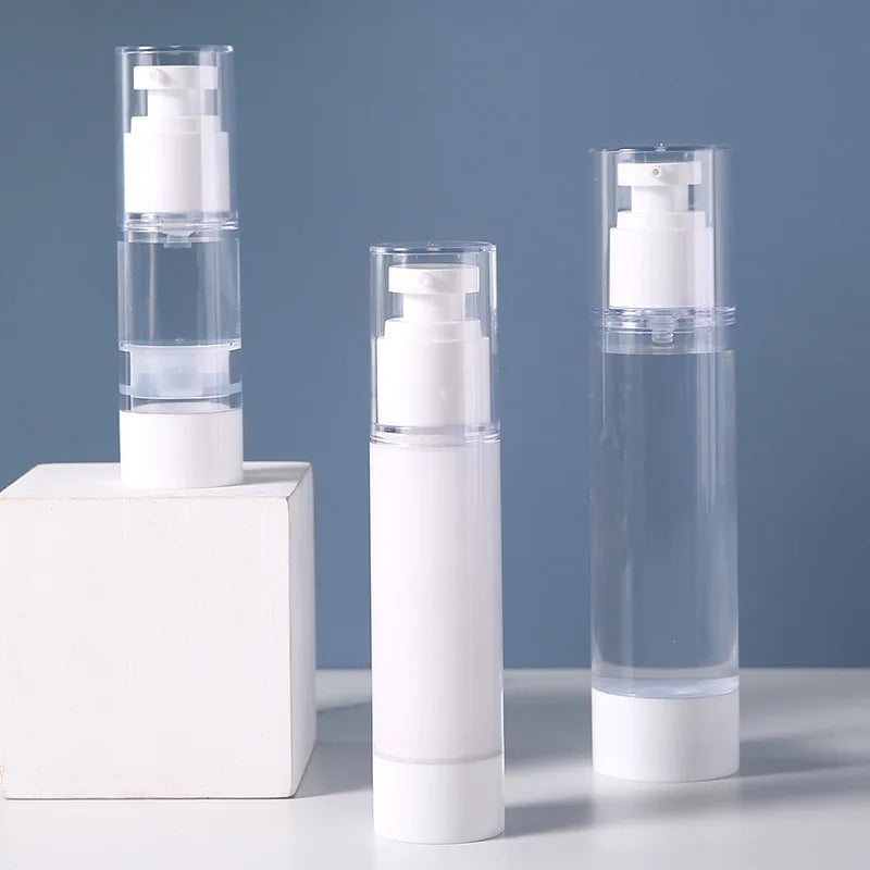 AS Vacuum Lotion Spray Bottle Travel Portable Refillable Bottles Qme