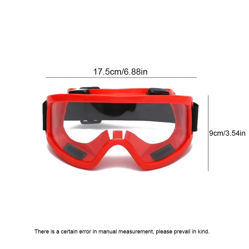 2PCS Protective Goggles Windproof Dustproof Anti-fog Safety Glasses for Outdoor Cycling Grinding Industrial Work Men Qme