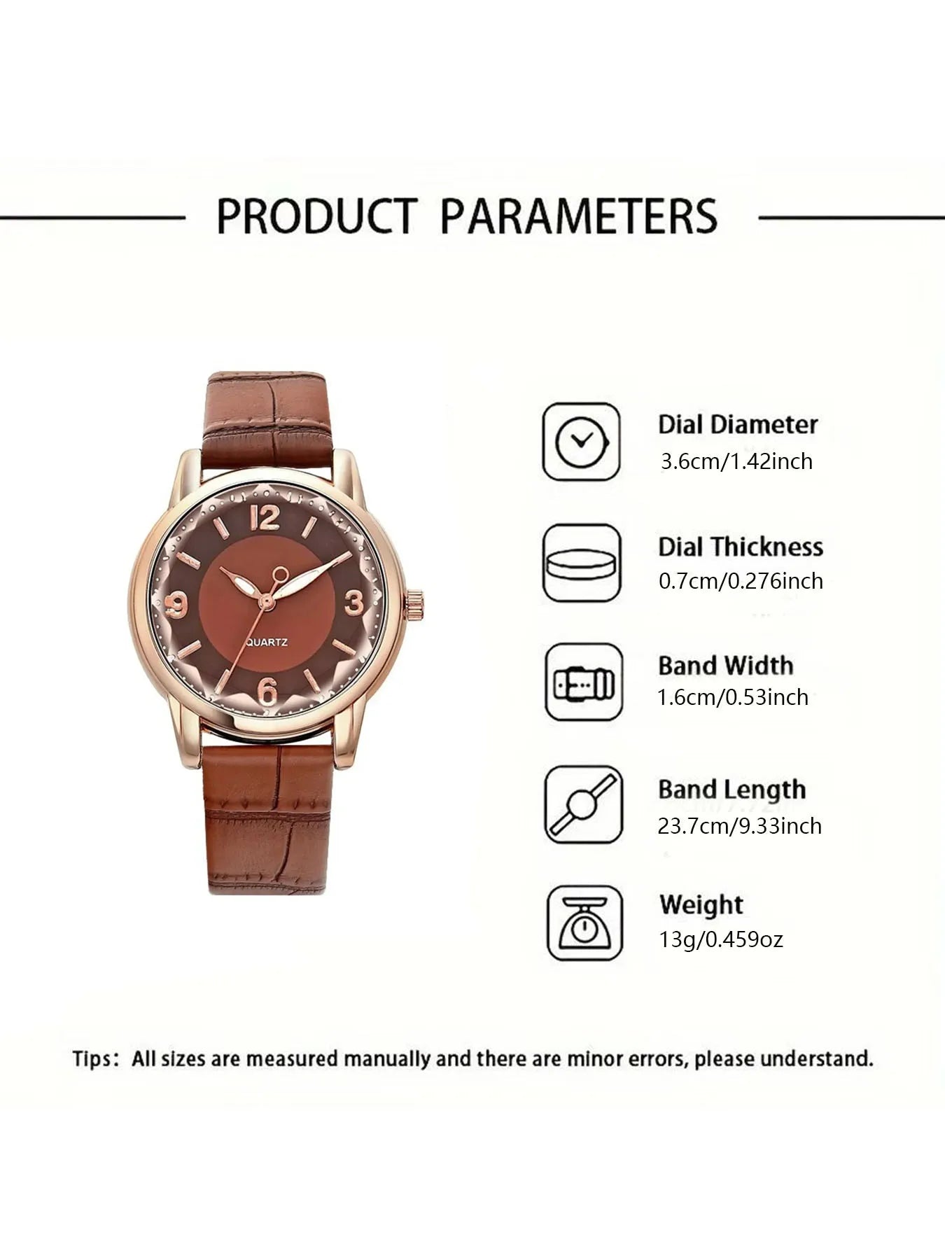 Ladies' high-end and cool style, niche quartz watch, women's simple temperament, retro square small dial Qme