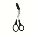 Available Newbies Eyebrow Comb Scissor Eyebrowtrimmer Makeup Beauty Qme black