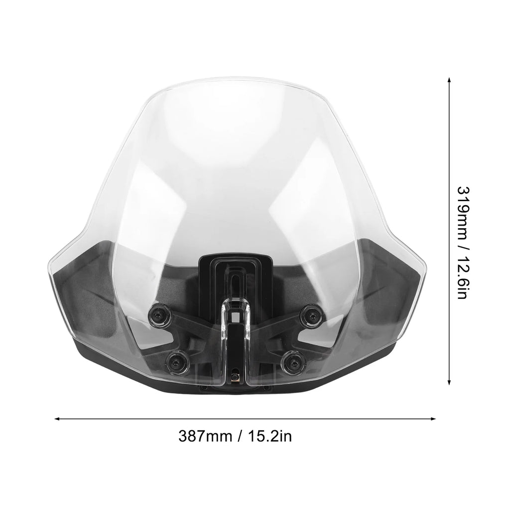 ATV UTV Adjustable Windshield 219401032 Aerodynamic Enhance Visibility Accessories Adjustable for Can Am Ryker 600 900 Sport Qme