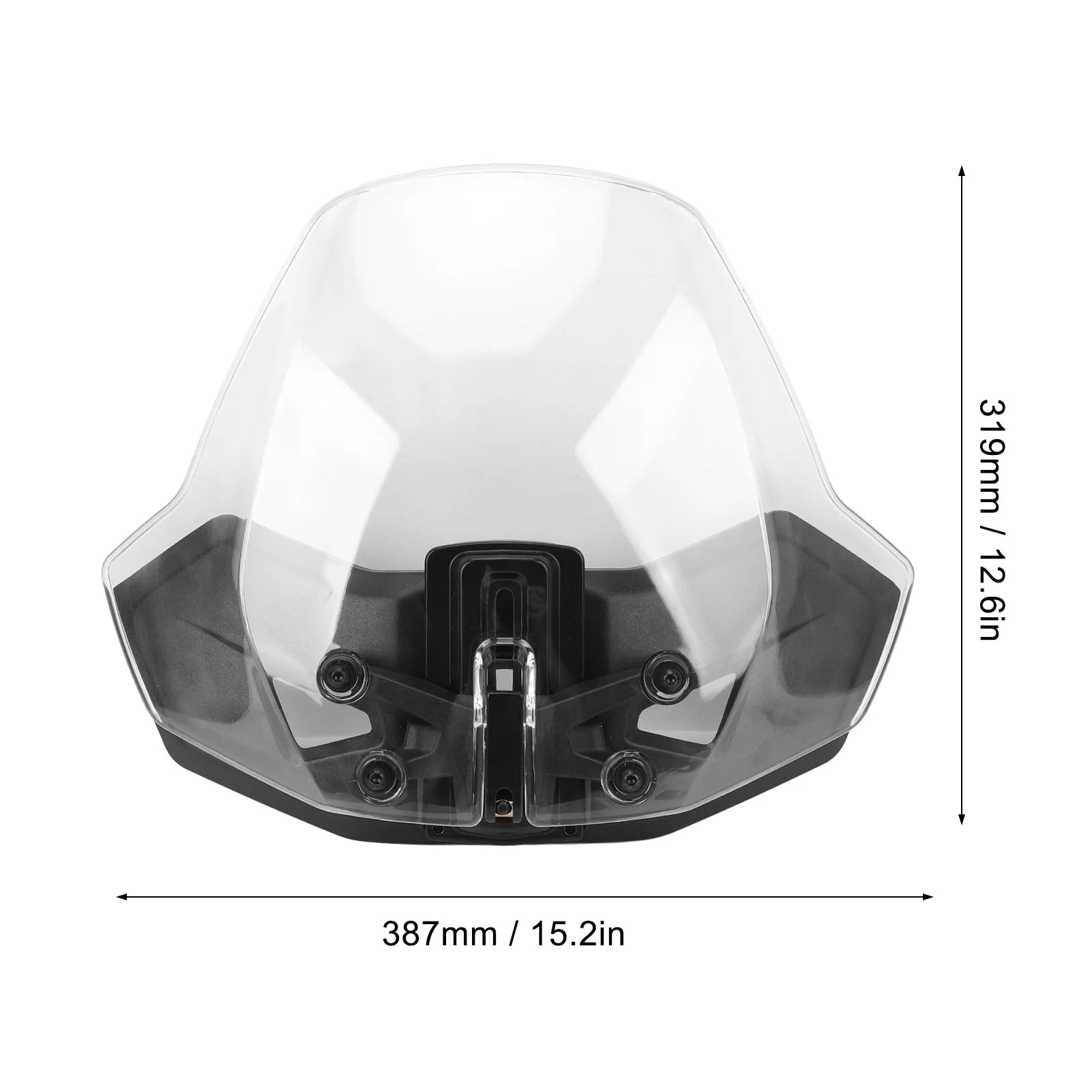 ATV UTV Adjustable Windshield 219401032 Aerodynamic Enhance Visibility Accessories Adjustable for Can Am Ryker 600 900 Sport Qme