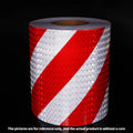 Reflective Safety Warning Tape Self Adhesive Shining Twill Printing for Car Warning Reflective Tape Qme width 20cm 10m