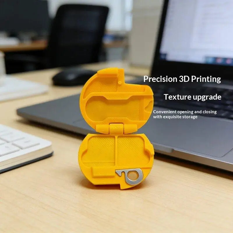 3D Printed SIM TF Card Holder Anti-lost Memory Storage Case Eject Pin Qme