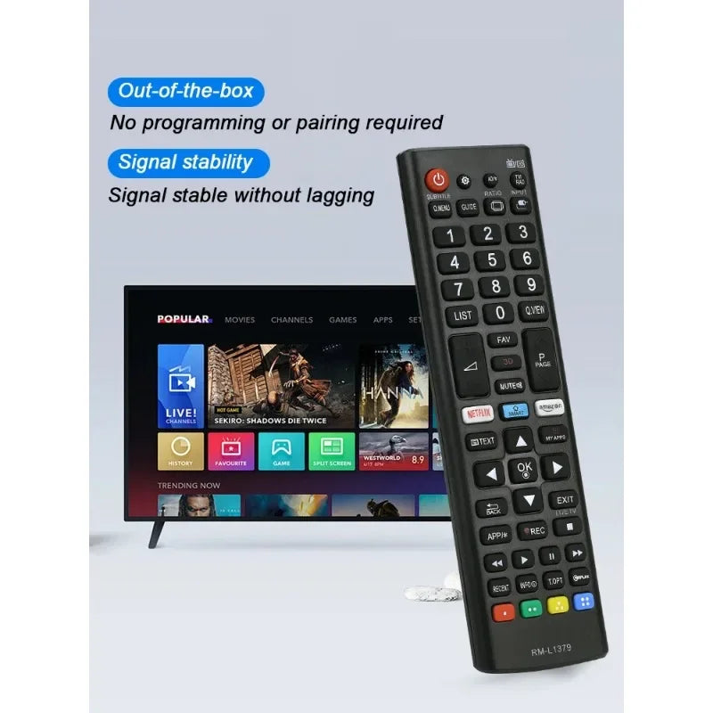 Universal Remote Control For LG TV Remote Compatible with All Models For LG Brand with Netflix Prime Video Shortcut Buttons Qme