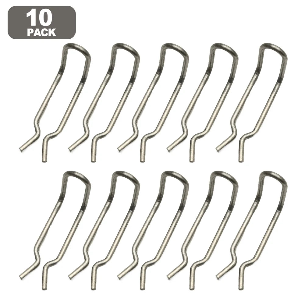 Replacement 304 Stainless Steel Clips For Karcher Pressure Washer Hose Models K3 K4 K5 K6 Part No. 50372210 Qme 10 PACK