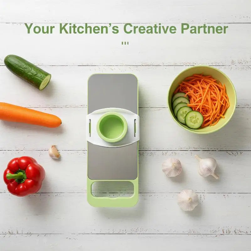 Blade Multi-functional Vegetable Slicer Slide-on Hand Guard Potato Qme