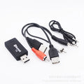 3.5mm Wireless USB Bluetooth Adapter 4.0 for PC Computer Speaker Wireless Bluetooth Music Audio Receiver Transmitter Qme black