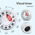 Magnetic Clock Timer Mechanical Loud Alarm Kitchen Cooking 60-Minutes Qme A4