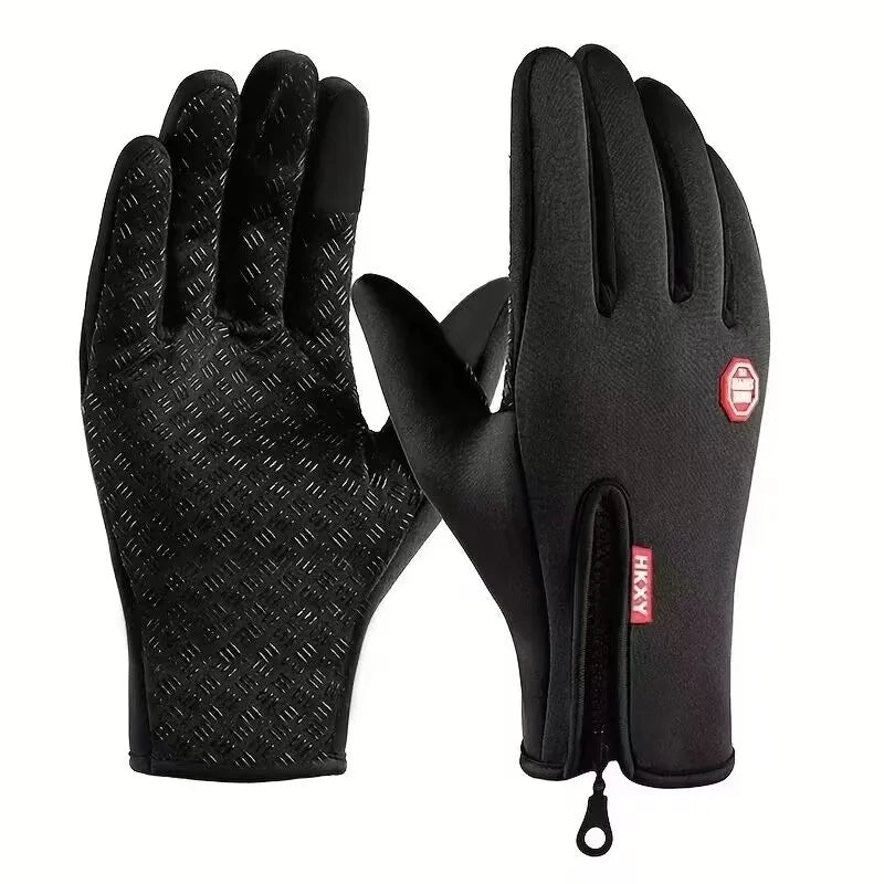 Winter Men's Women's Warm Gloves Waterproof Skin Friendly Touch Qme
