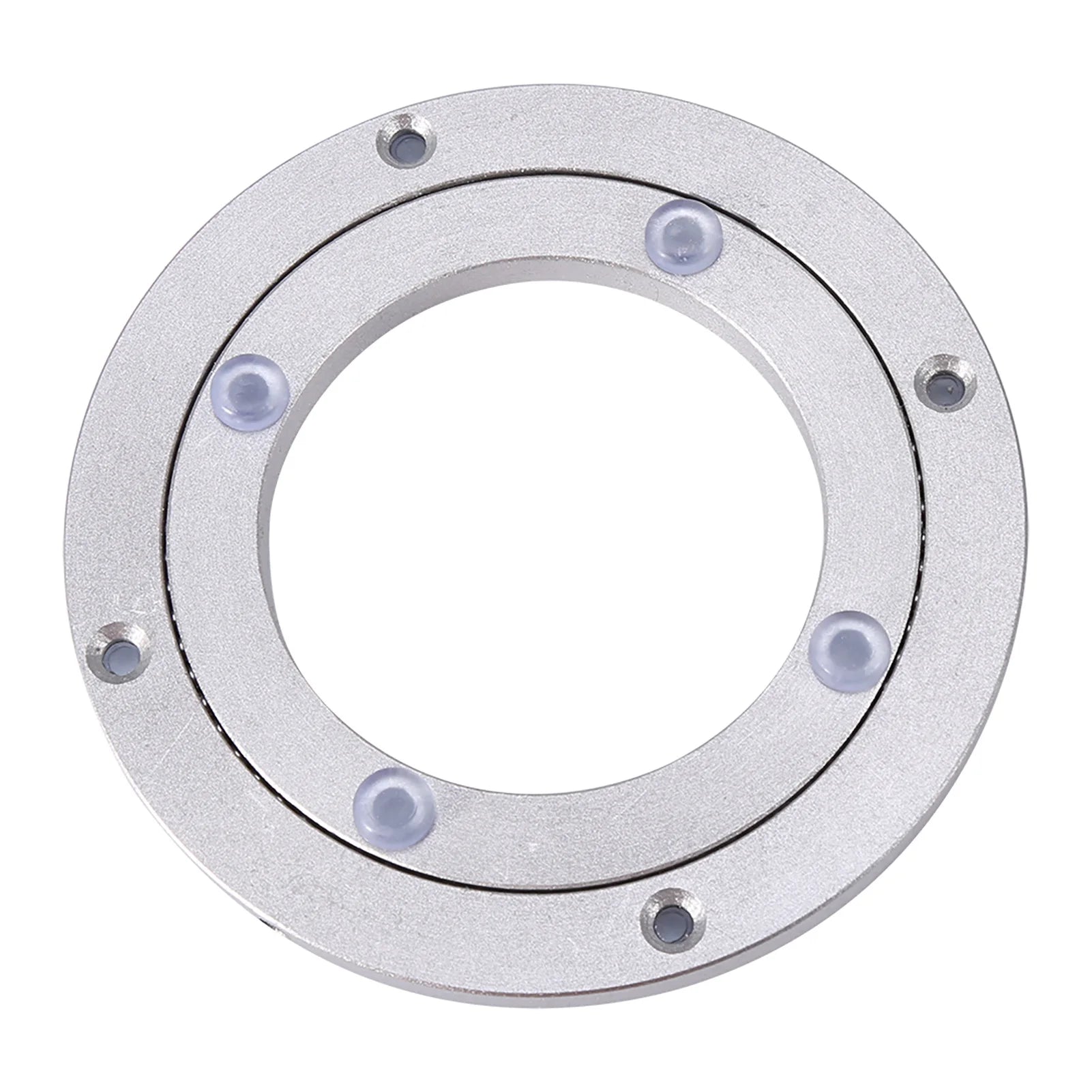Heavy Duty Aluminum Alloy Lazy Susan Turntable Bearing Plate Rotating Base Round Dining Table Swivel Bearing Hardware Qme 4 in