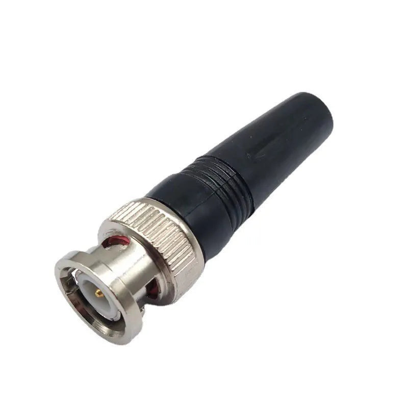 20pcs BNC Male Plug Adapter Connector Twist-on Coaxial RG59 Cable For CCTV Camera Video Audio Connector C5 Qme straight BNC Male 20pcs