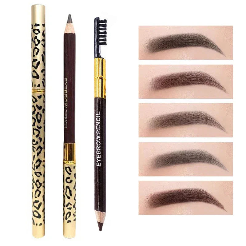 Eyebrow Pencil Cosmetics Makeup Tint Natural Long Lasting Paint Tattoo Eye Brow Waterproof Black Brown Eye Shadows Beauty Tool Qme