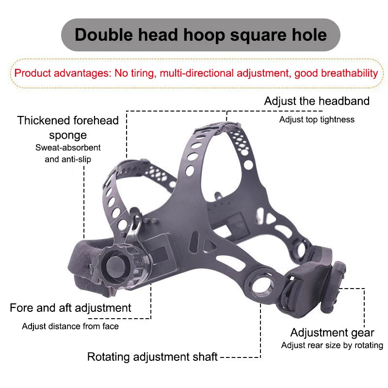 1PC Welding Welder Mask Headgear Welding Helmet Accessories Adjustable Welding Helmet Headgear Head Band Welder Accessories. Qme A4