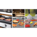 Barbecue Gate Blocker Non-slip Griddle Spatula Holder Stainless Steel Qme China Mainland