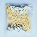 50 Christmas Bamboo Skewer Cocktail Picks Cupcake Topper Disposable Qme 50pcs Style A