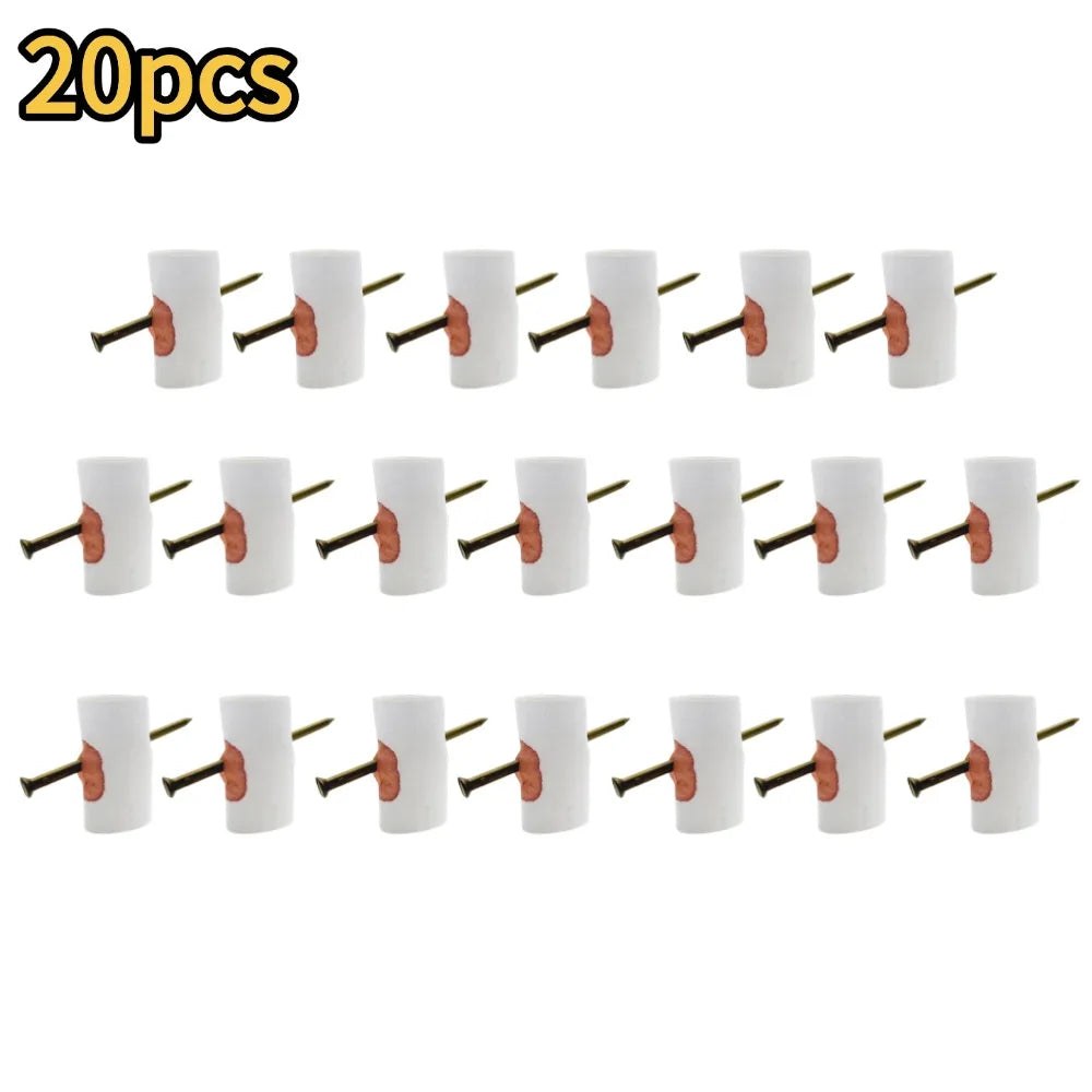 Fake Nail Through Finger Prank Toy Kids Novelty Magic Friend Halloween Scare Trick Joke Toy Practical Fool Jokes Gags Qme 20pcs