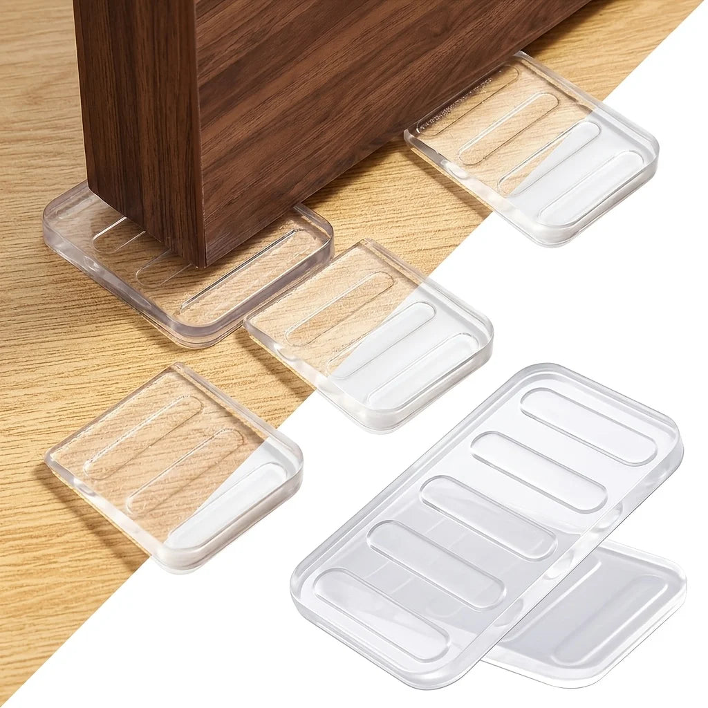 4pcs Adjustable Table Levelers, Anti Slip Furniture Feet Leveling Pads for Table Chair Cabinet Sofa, Sturdy Table Leg Level Qme