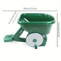 Lawn Hand Broadcast Spreader for Grass Seed Lawn Fertilizers Salt Handheld Spreader for Outdoor Garden Qme Hand-cranked seeder