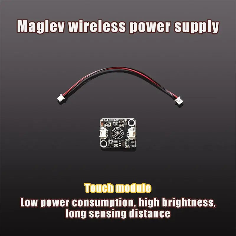 Magnetic Levitation Wireless LED Light Module DC 12V Long Distance Induction Power Supply Transmitter Coil for Night Lamp Qme A3