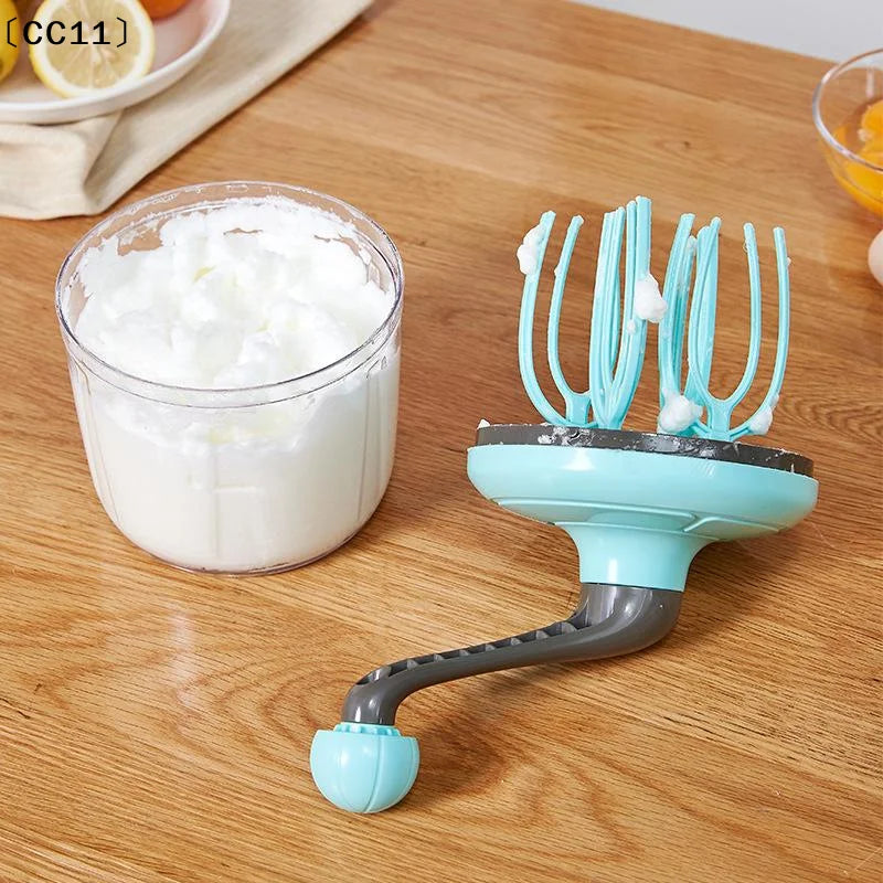 Multifunctional Manual Whisk Semi-automatic Egg White Cream Cake Hand Qme