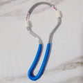 Facial Hair Remover Fine Hair Fetal Spring Facial Hair Removal Stainless Steel Roller Smooth Spring Bend Face Cleaning Device Qme Blue