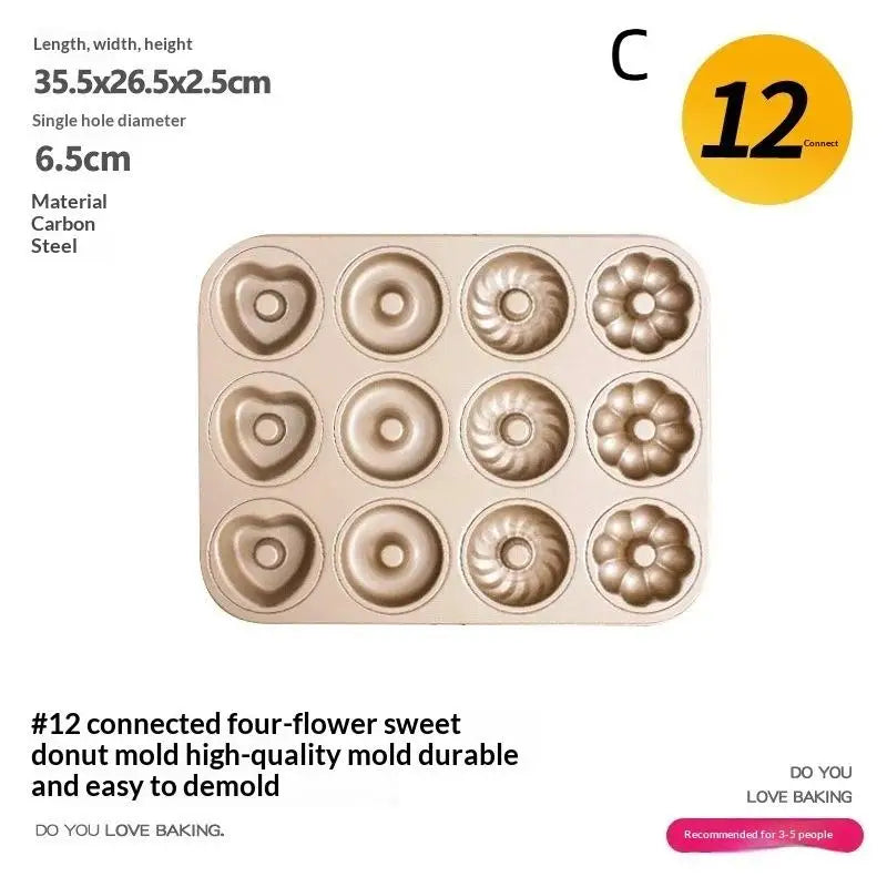 6 9 12 Cavity Butter Bear Madeleine Cake Mold Baking Tray Oven Qme C
