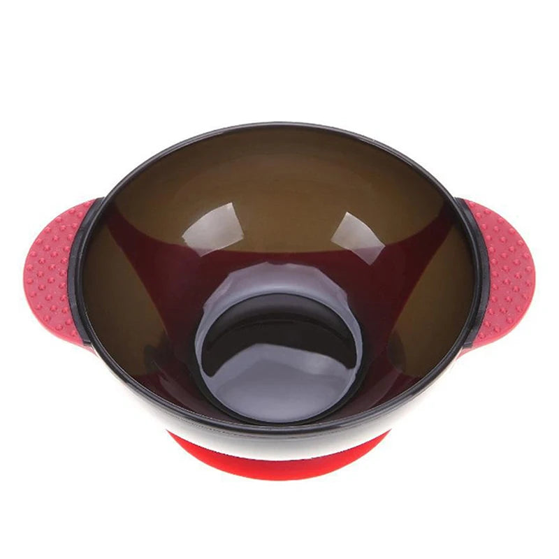 Professional Hair Coloring Tool Dye Mixing Bowl Suction Cup Secure Qme