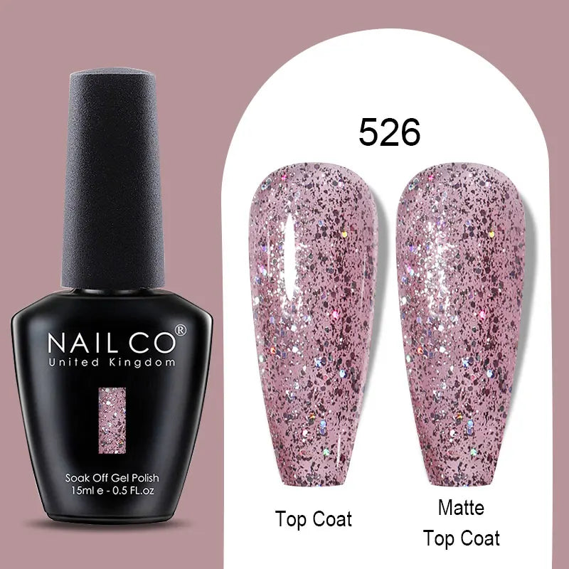 NAILCO Nude Nails Gel Nail Polish UV LED Semi-permant Varnish Hybrid