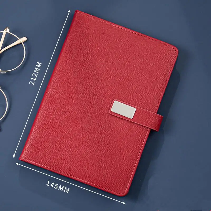 Deluxe PU Leather Corporate Includes Notebook Stylus Pen Refill Qme